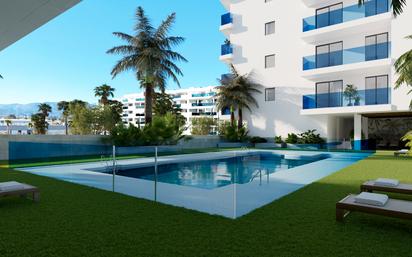 Swimming pool of Flat for sale in Mijas  with Air Conditioner, Private garden and Terrace