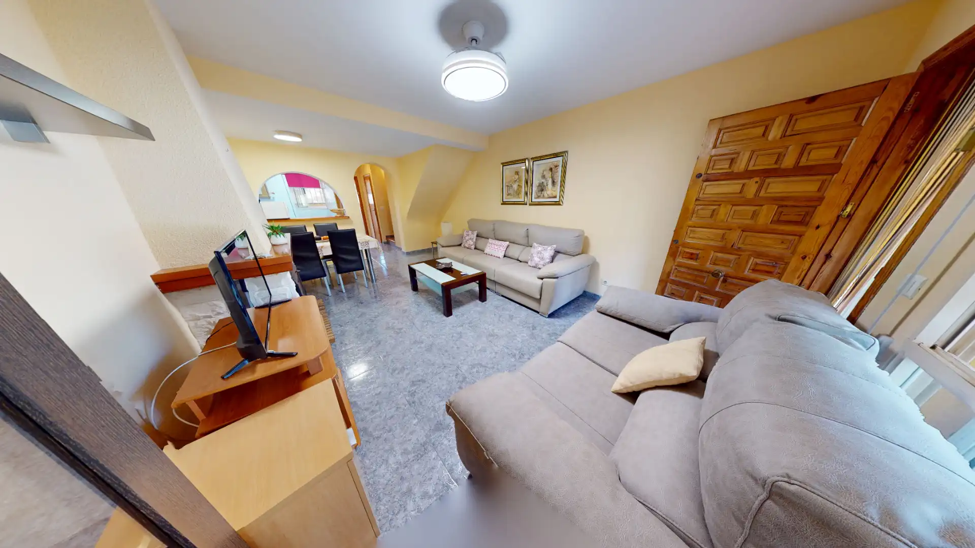 Living room of Detached homes for sale in El Campello  with Air Conditioner, Heating and Private garden