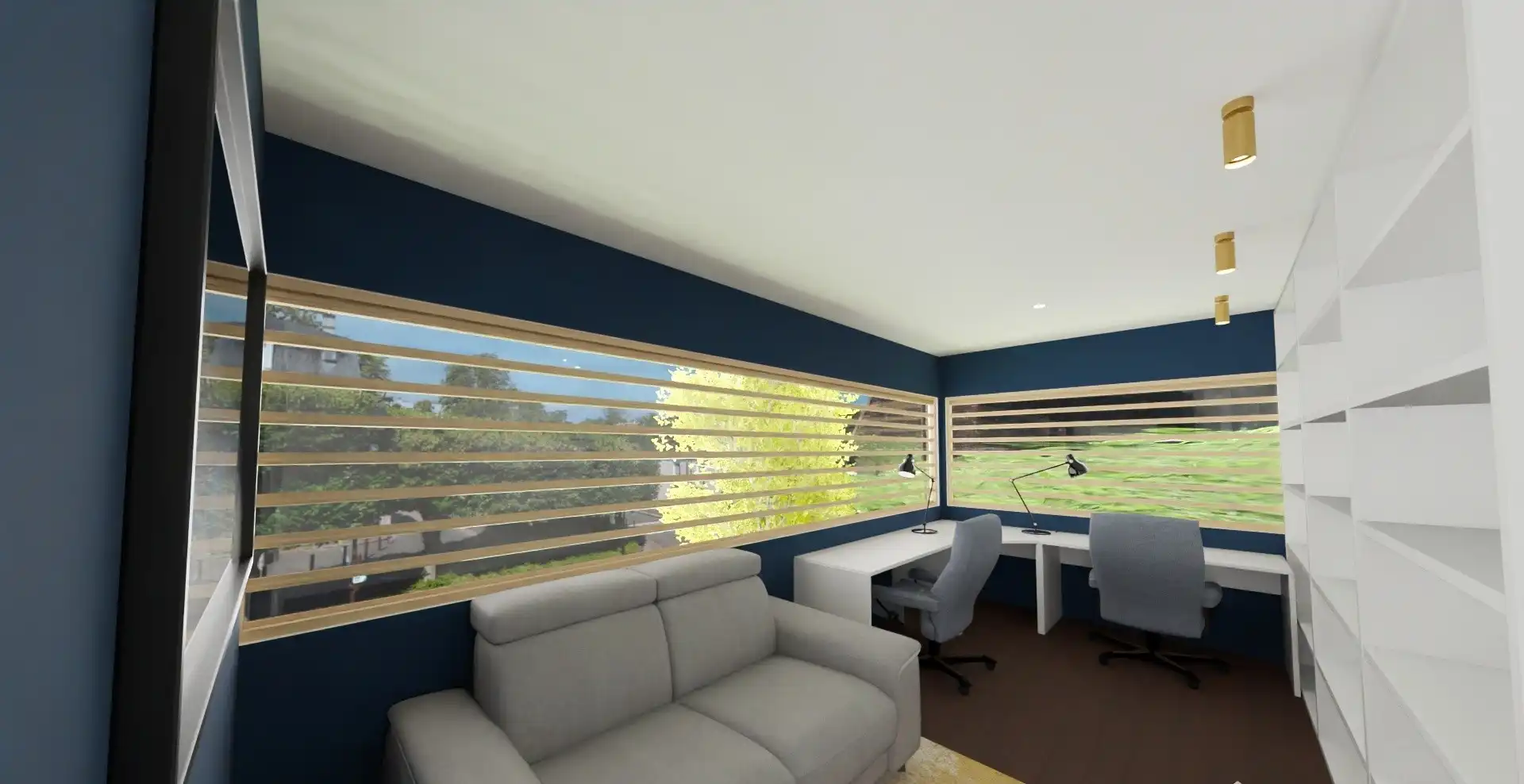 Living room of Houses for sale in Sant Cugat del Vallès  with Air Conditioner, Heating and Private garden