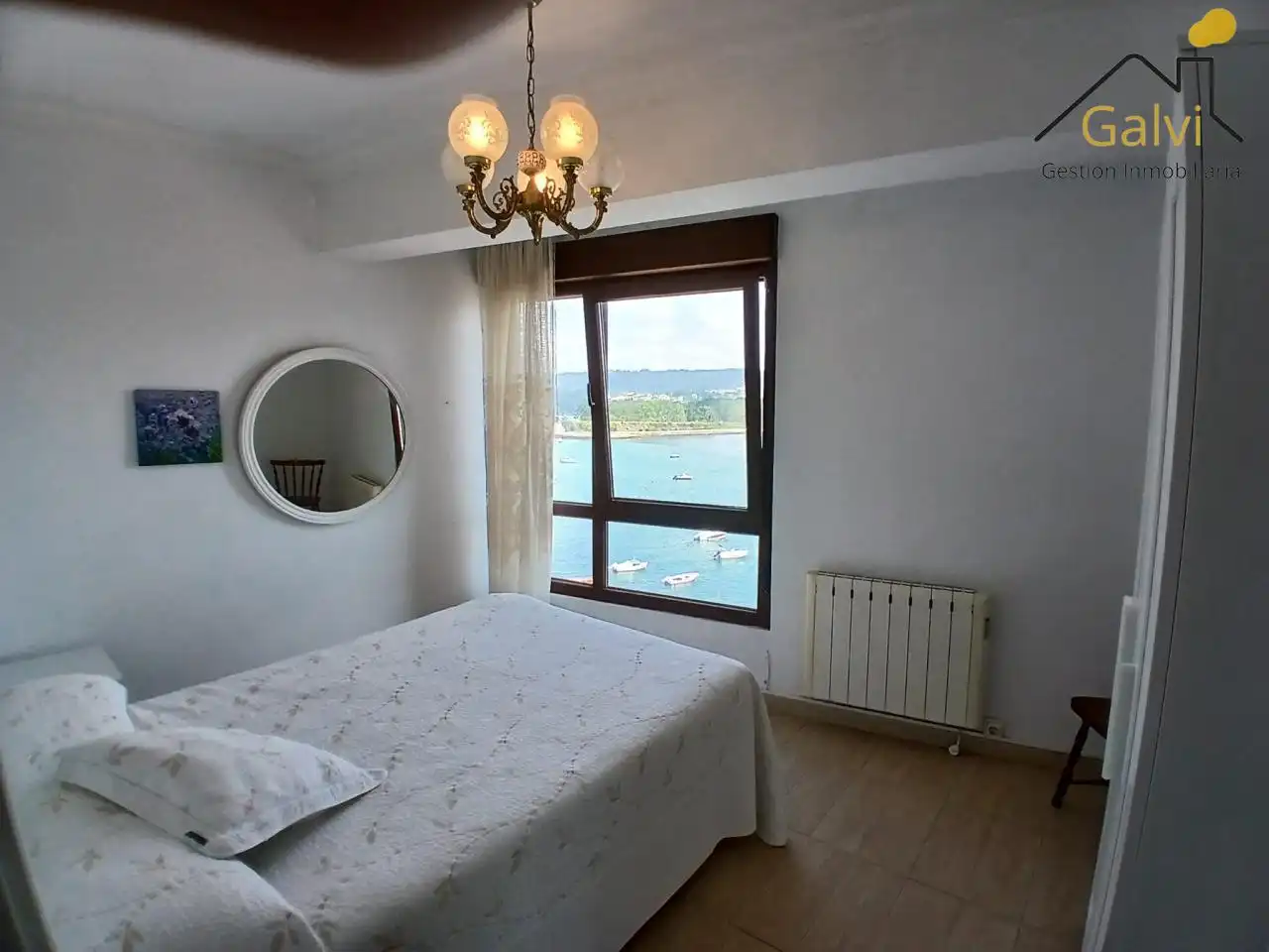 Schlafzimmer von Wohnung zum Verkauf in Pontedeume mit Heizung, Abstellraum und Möbliert