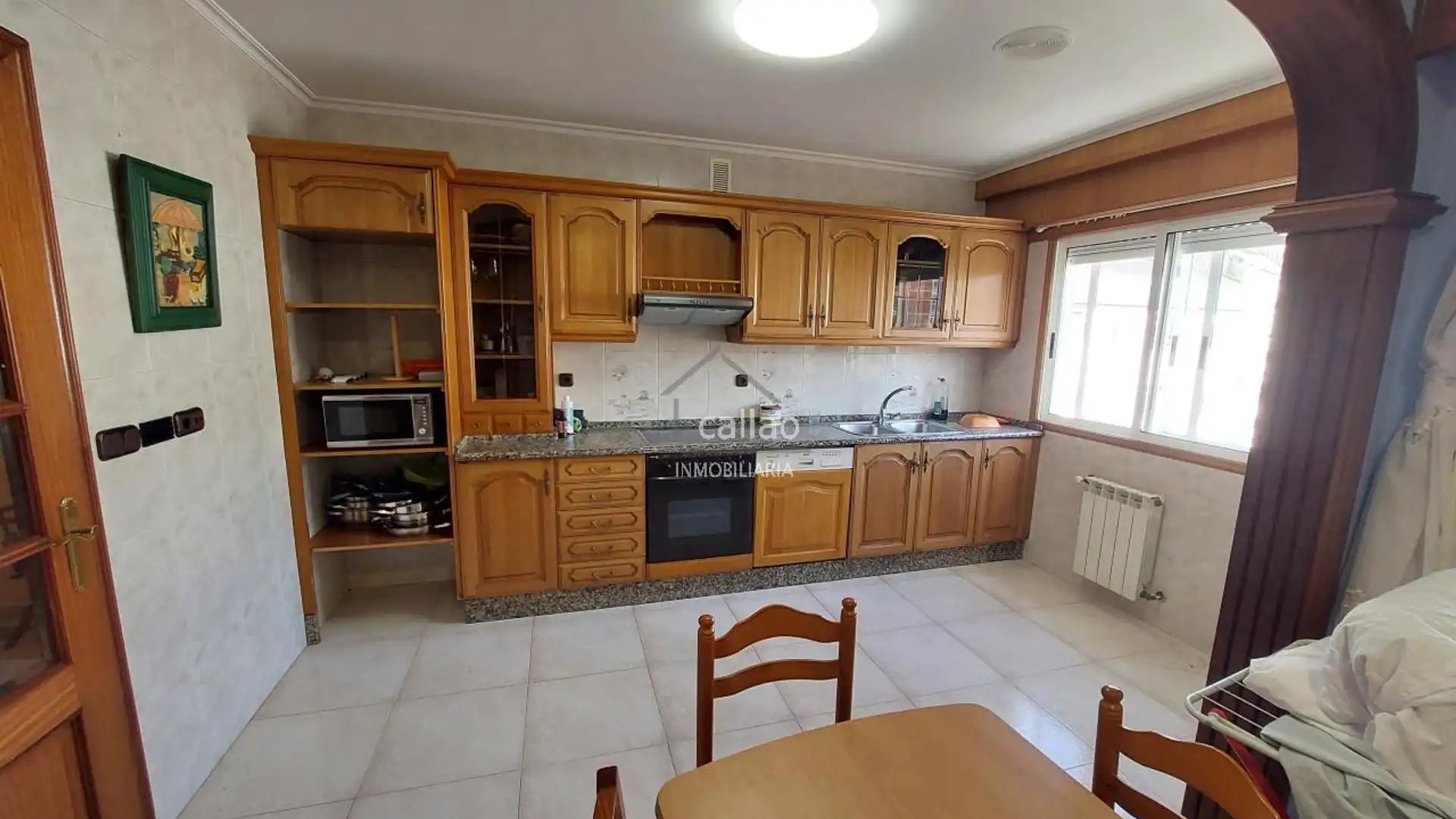 Cocina de Dúplex de alquiler en Ferrol con Calefacción y Amueblado