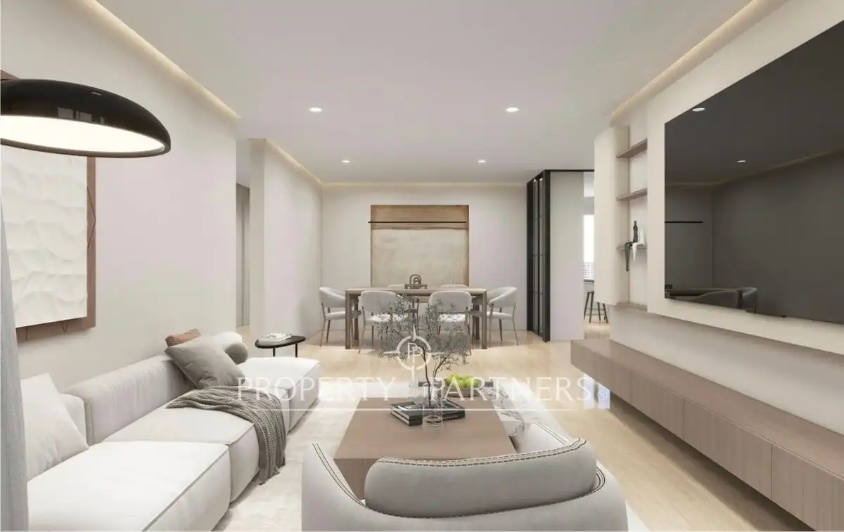 Sala d'estar de Apartament en venda en Madrid amb Aire condicionat, Terrassa i Moblat