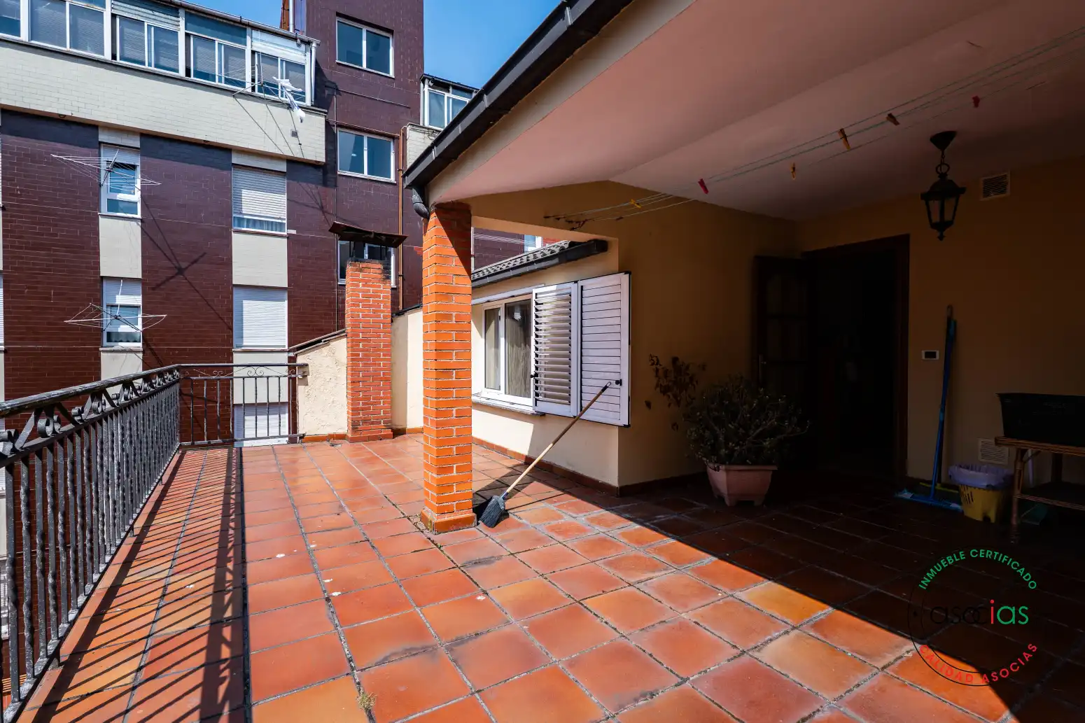 Terrasse von Dachboden zum Verkauf in Gijón  mit Heizung, Parkett und Terrasse
