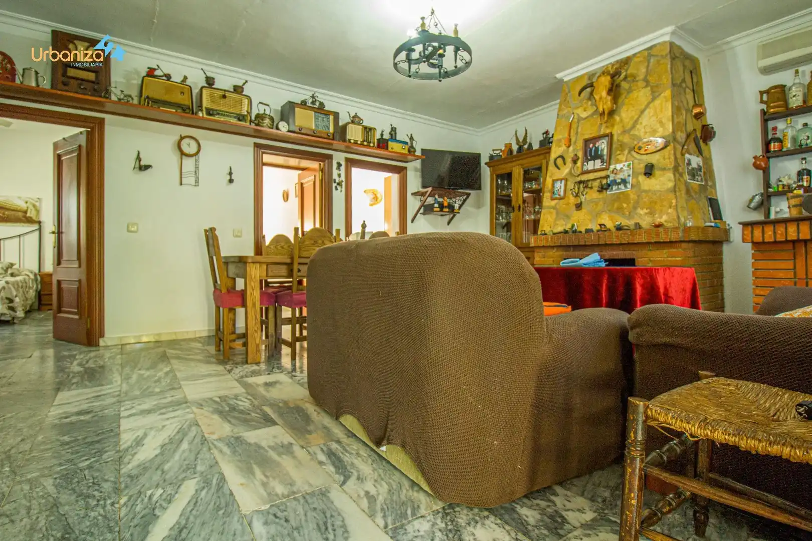 Wohnzimmer von Haus oder Chalet zum Verkauf in Badajoz mit Privatgarten, Terrasse und Abstellraum
