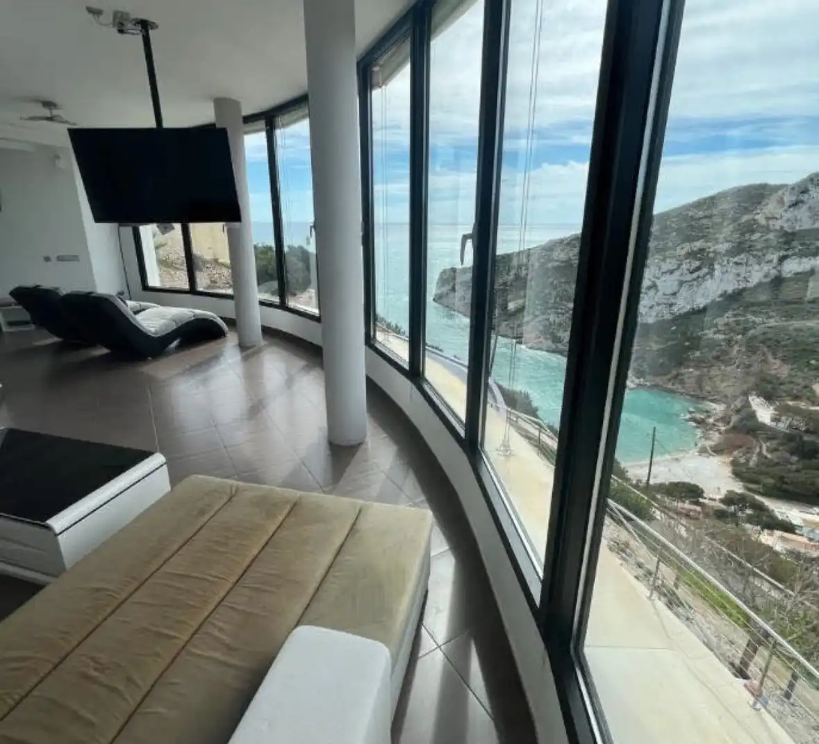 Sala de estar de Casa o chalet en venta en Jávea / Xàbia con Jacuzzi