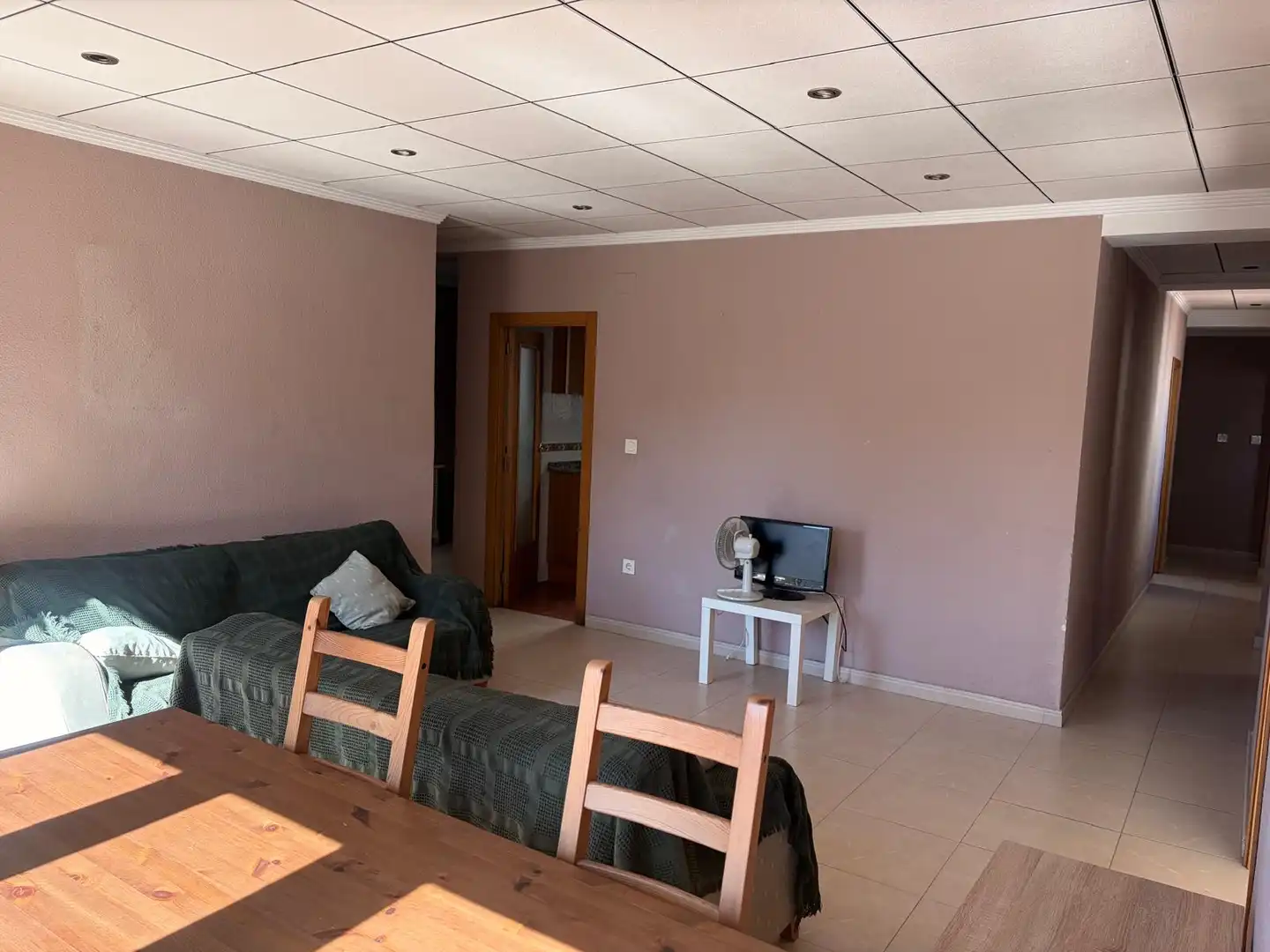 Sala de estar de Piso en venta en Villena con Aire acondicionado, Trastero y Amueblado