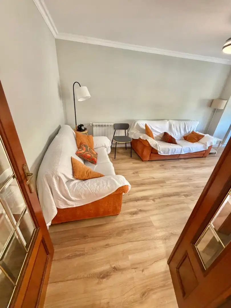 Wohnzimmer von Wohnung zur Miete in Valencia mit Klimaanlage, Heizung und Möbliert