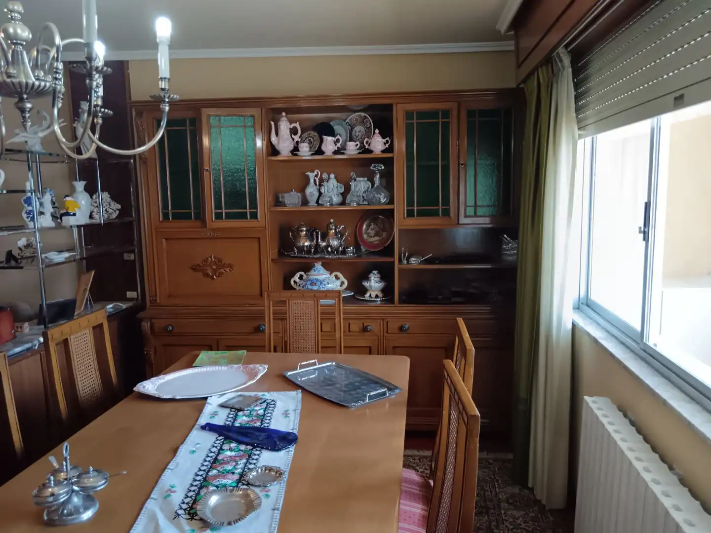 Dining room of Flat for sale in A Coruña Capital   with Heating, Terrace and Storage room
