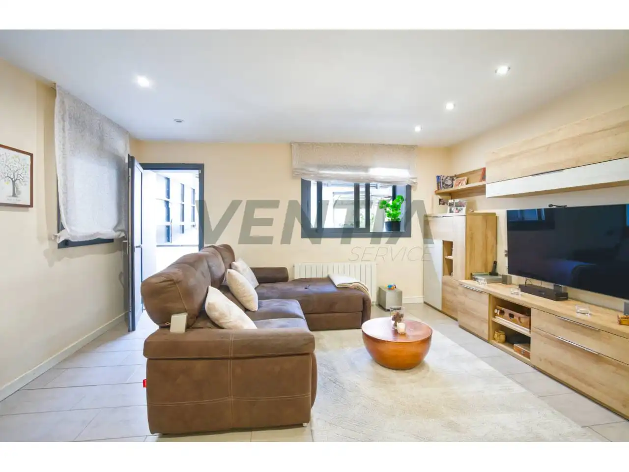 Living room of Houses for sale in Sant Feliu de Codines  with Air Conditioner, Heating and Private garden