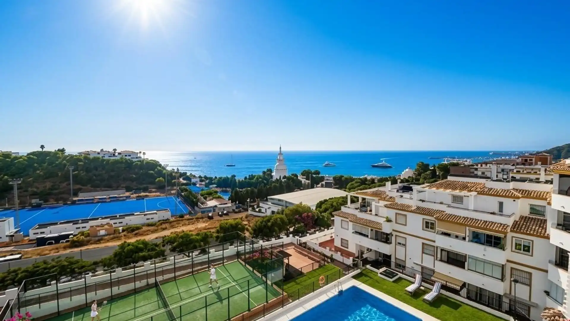 Piscina de Apartamento en venta en Benalmádena con Jardín privado, Terraza y Trastero