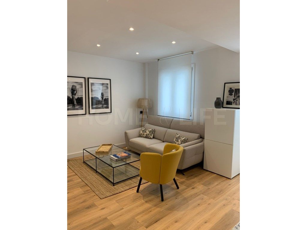 Sala de estar de Piso de alquiler en Málaga Capital con Amueblado