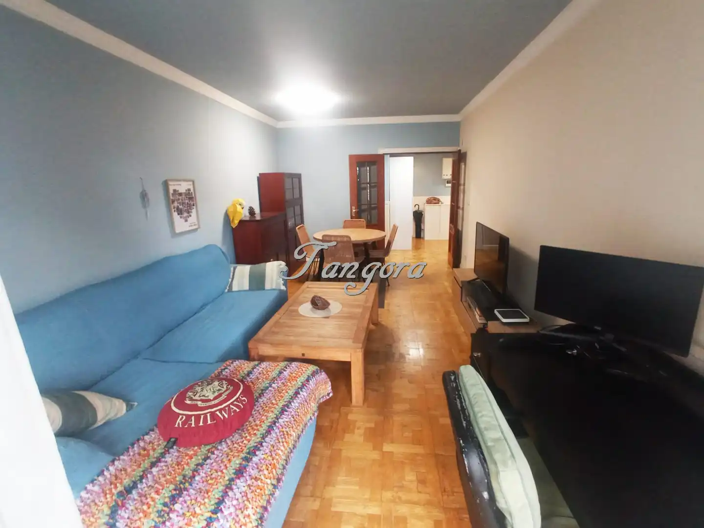 Sala de estar de Piso en venta en Getxo  con Calefacción, Parquet y Terraza