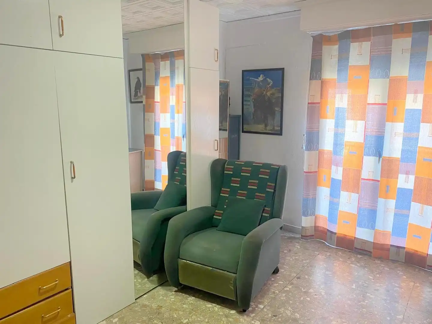 Sala de estar de Piso en venta en Mogente / Moixent con Aire acondicionado, Calefacción y Terraza