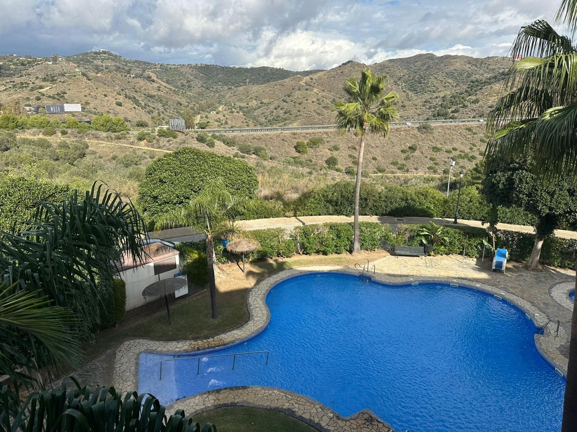 Swimming pool of Apartment for sale in Marbella  with Air Conditioner, Private garden and Terrace