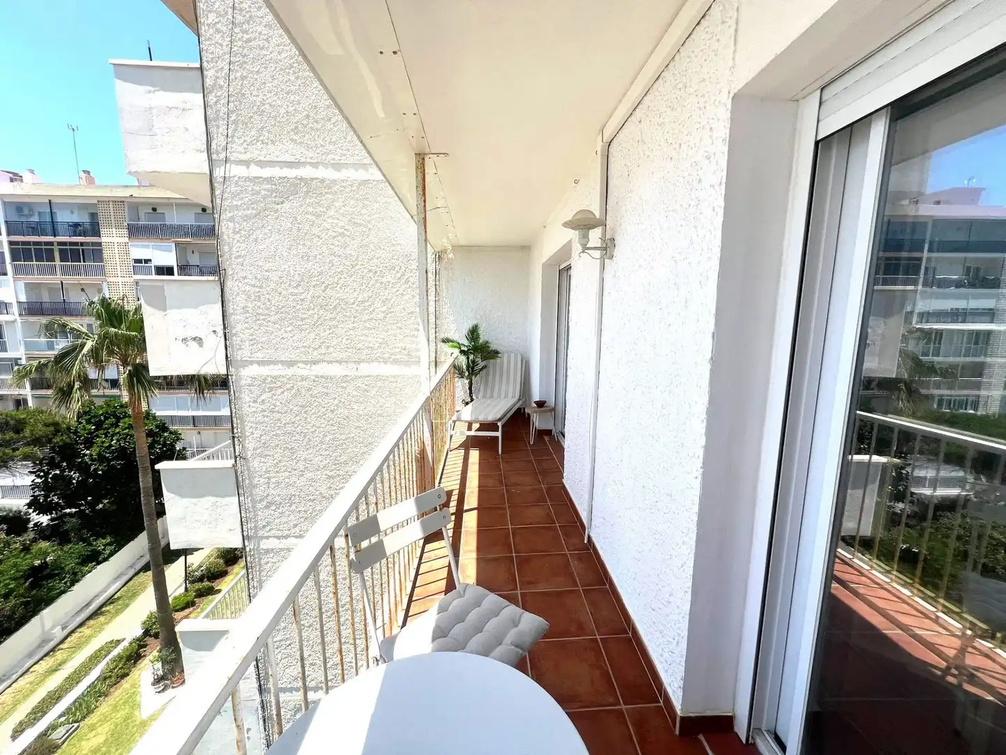 Terraza de Apartamento en venta en Mijas con Aire acondicionado, Terraza y Piscina