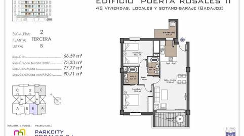 Foto 2 de Apartamento en venta en Valdepasillas - La Paz - Huerta Rosales, Badajoz Capital