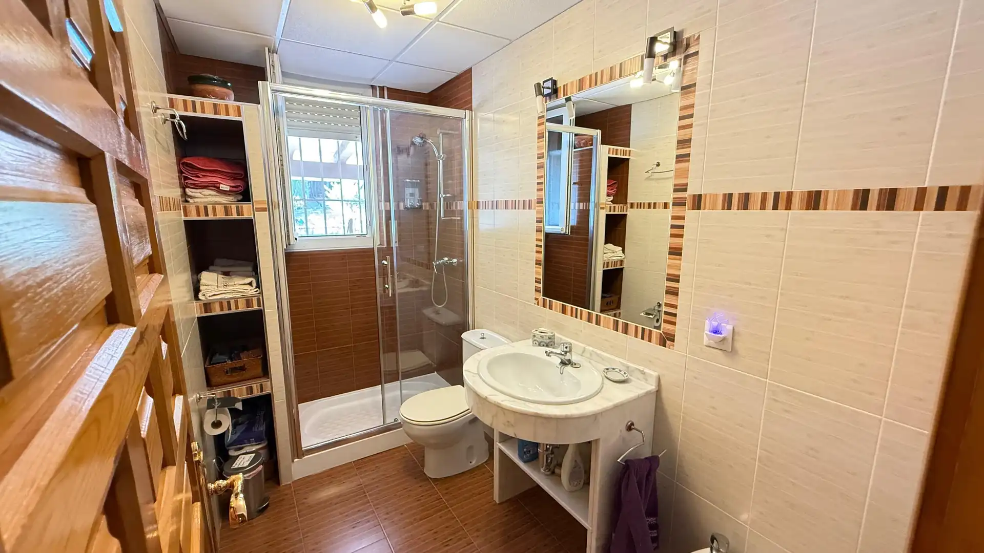 Baño de Casa o chalet en venta en Montilla con Aire acondicionado, Jardín privado y Terraza