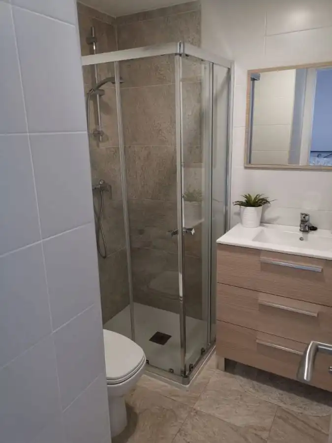 Baño de Apartamento de alquiler en Alicante / Alacant con Terraza, Amueblado y Balcón