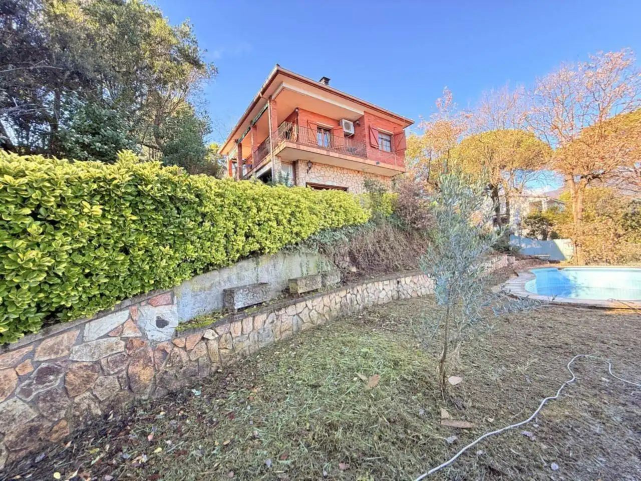 Vista exterior de Casa o chalet en venta en Riells i Viabrea con Aire acondicionado, Calefacción y Jardín privado