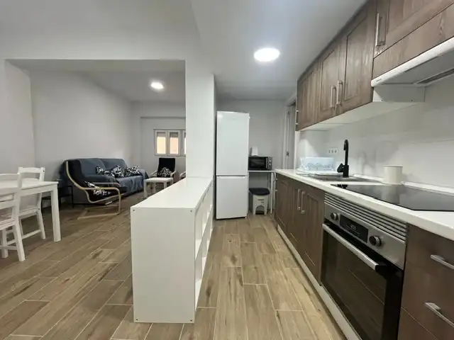 Cocina de Piso de alquiler en Castellón de la Plana / Castelló de la Plana con Aire acondicionado y Amueblado