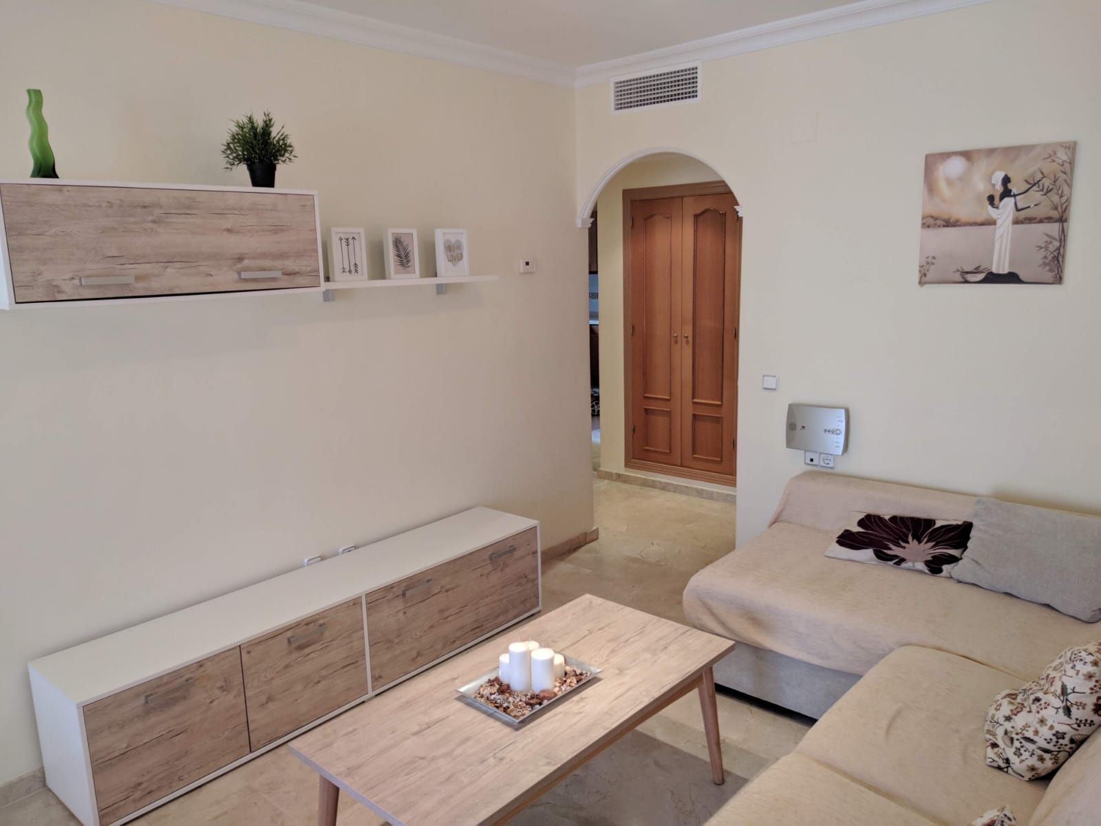 Living room of Flat for sale in Alhaurín El Grande  with Air Conditioner, Heating and Storage room