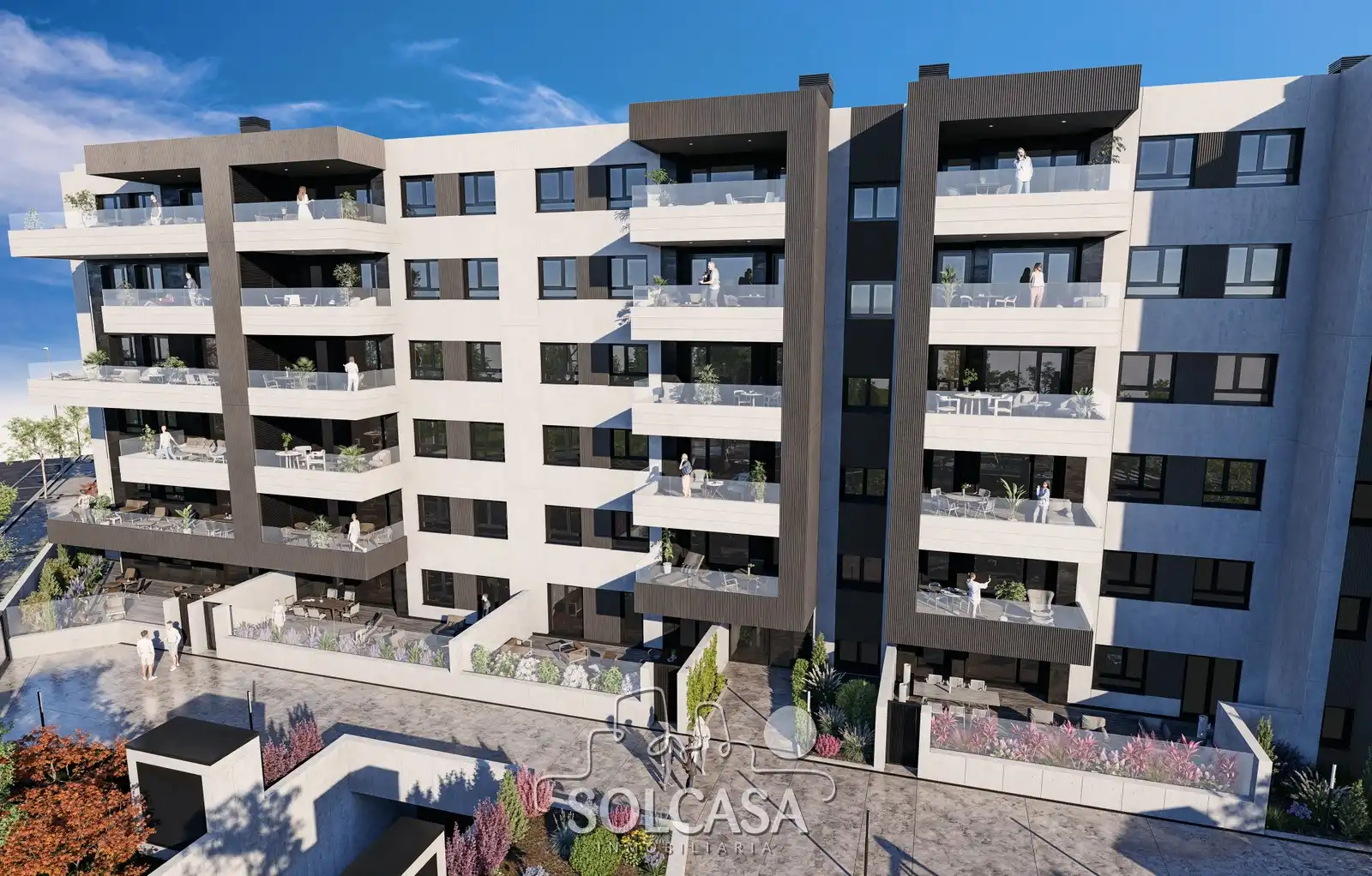 Vista exterior de Piso en venta en Valladolid con Calefacción, Jardín privado y Parquet