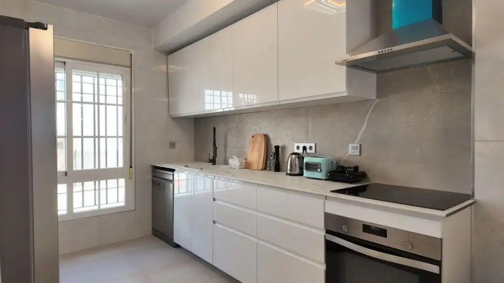 Kitchen of Houses for sale in Benalmádena  with Air Conditioner, Terrace and Furnished
