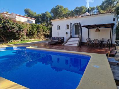 Garden of House or chalet for sale in Jávea / Xàbia  with Private garden, Storage room and TV