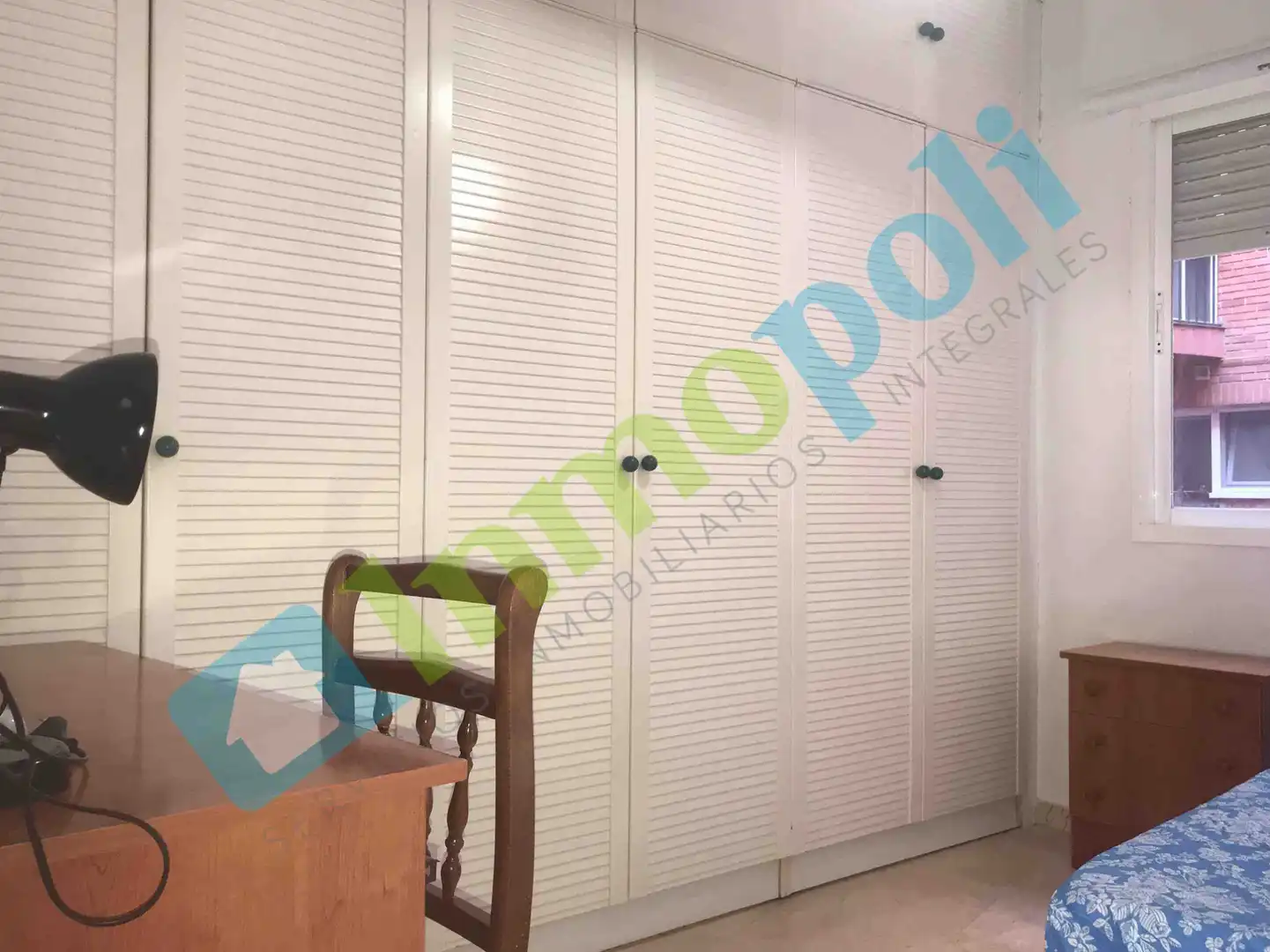 Schlafzimmer von Wohnung zur Miete in Badajoz mit Klimaanlage, Möbliert und Ofen