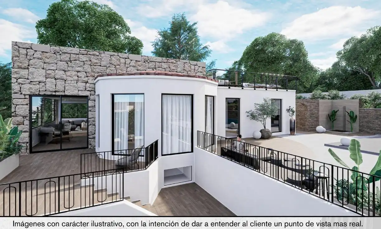 Terraza de Casa o chalet en venta en El Campello con Aire acondicionado, Calefacción y Jardín privado