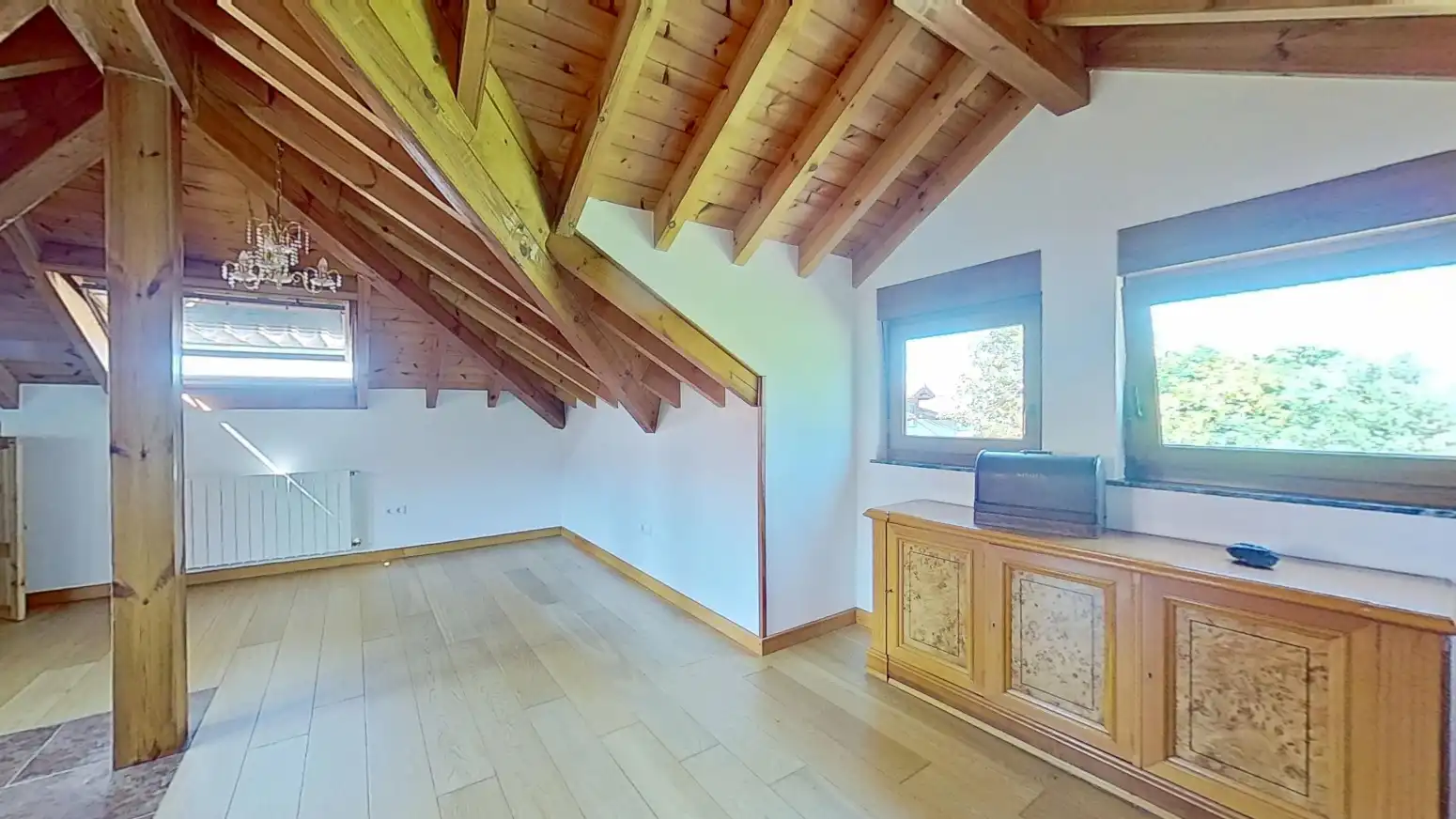 Sala de estar de Casa o chalet en venta en Alfoz de Lloredo con Calefacción, Jardín privado y Parquet