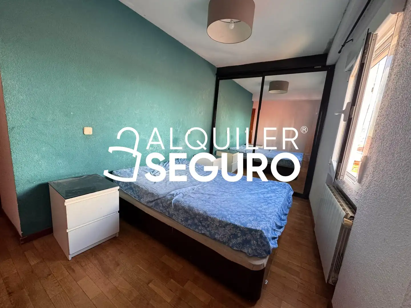 Bedroom of Flat for rent in Madrid  with Heating and Furnished