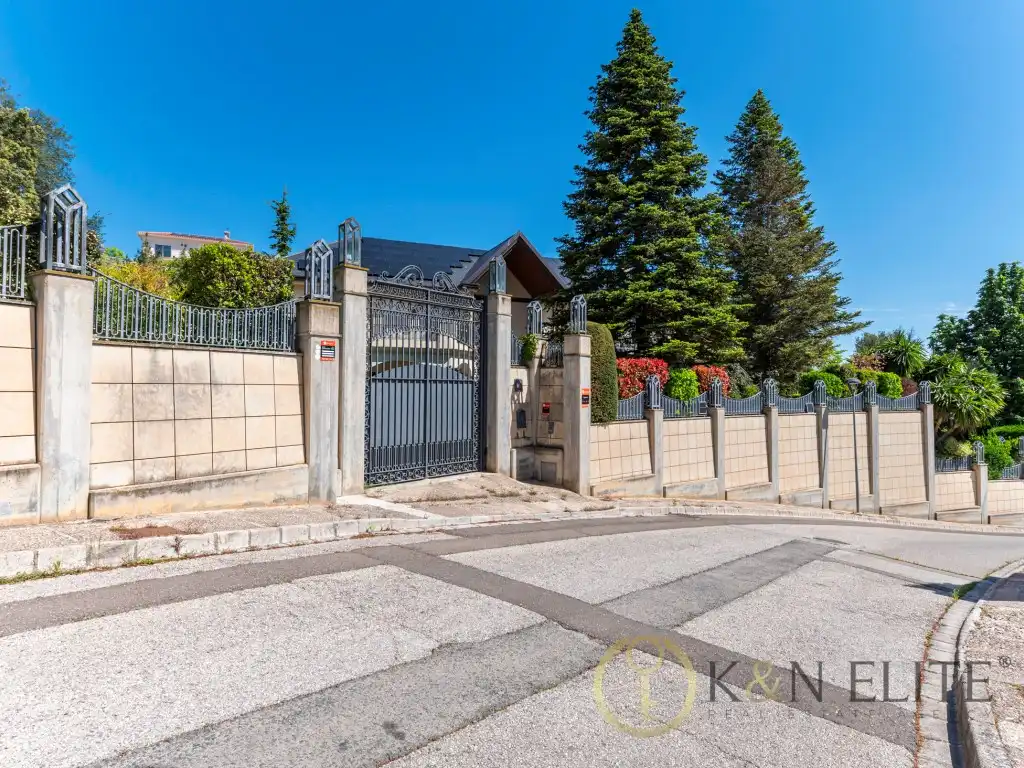 Vista exterior de Casa o xalet en venda en Cocentaina amb Aire condicionat, Calefacció i Jardí privat