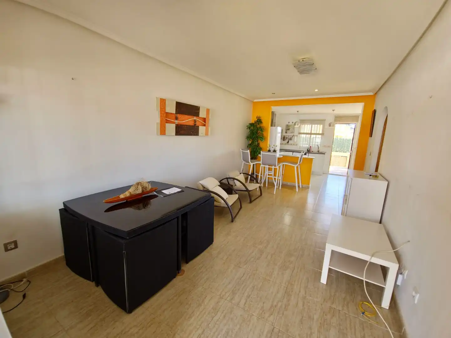 Esszimmer von Erdgeschoss zur Miete in Orihuela mit Privatgarten, Schwimmbad und Möbliert