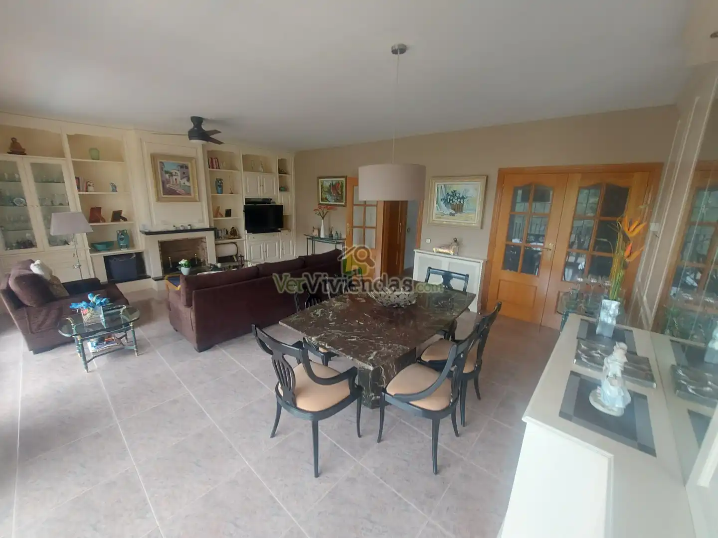 Comedor de Casa o chalet en venta en Vallirana con Calefacción, Jardín privado y Terraza