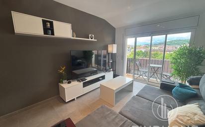 Wohnzimmer von Dachboden zum verkauf in Olot mit Heizung
