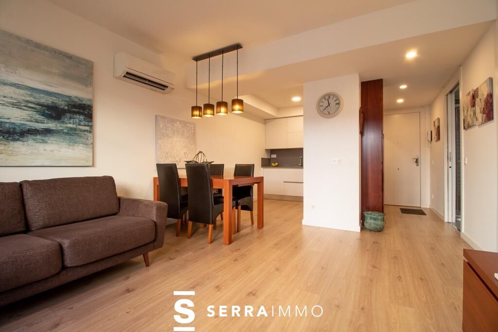 Living room of Flat for sale in Vilanova i la Geltrú  with Air Conditioner, Heating and Terrace