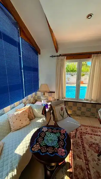 Living room of Houses for sale in Benidorm  with Swimming Pool, Furnished and Oven
