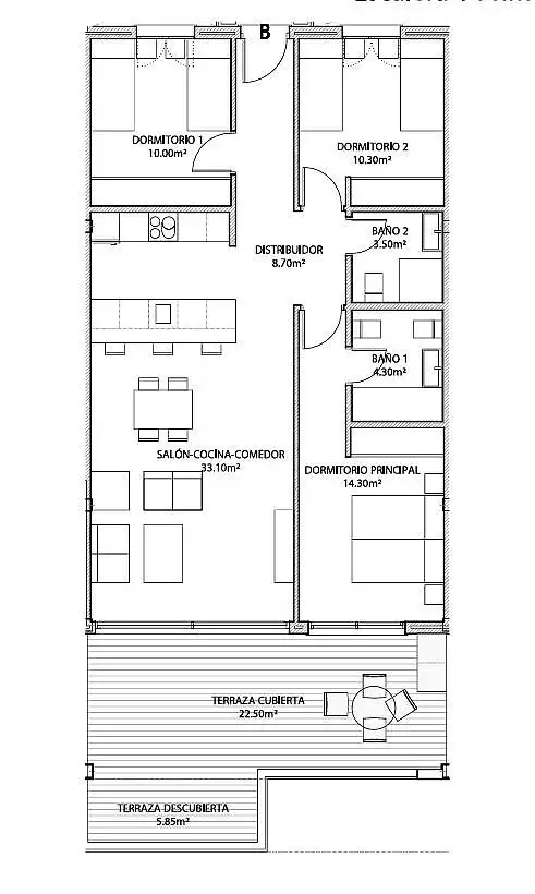 Apartamento en venta en Benalmádena con Aire acondicionado, Terraza y Trastero