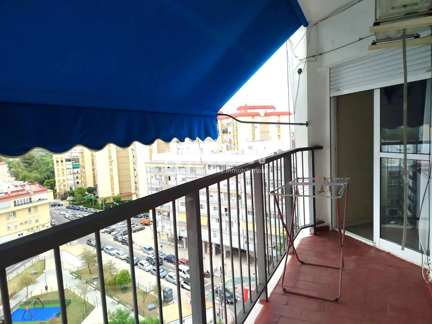Balcony of Flat for rent in Sevilla  with Air Conditioner, Private garden and Terrace