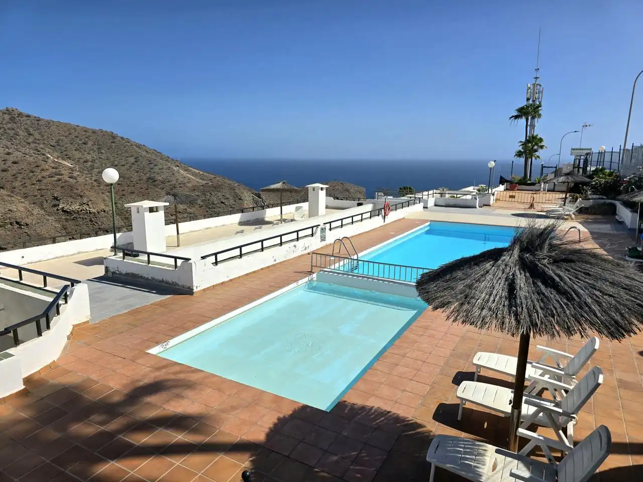 Schwimmbecken von Wohnungen zum Verkauf in Mogán mit Terrasse, Möbliert und Balkon