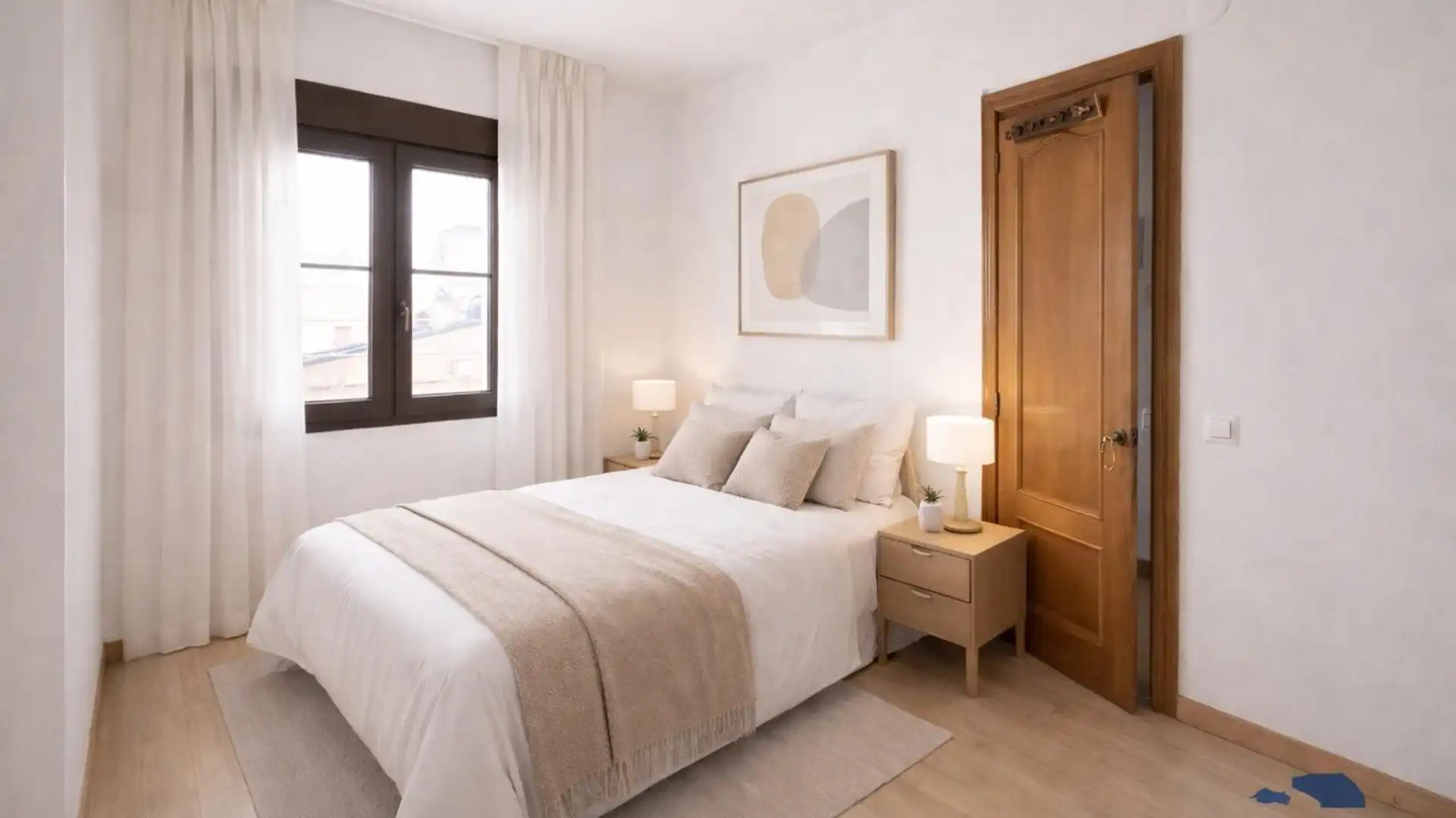 Bedroom of Flat for sale in Oviedo   with Balcony