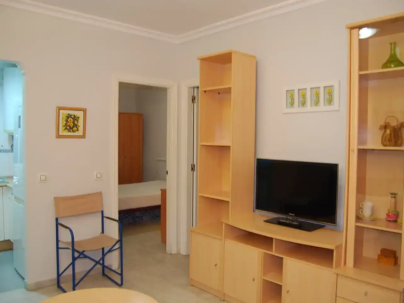 Dormitori de Apartament de lloguer en Algeciras amb Piscina