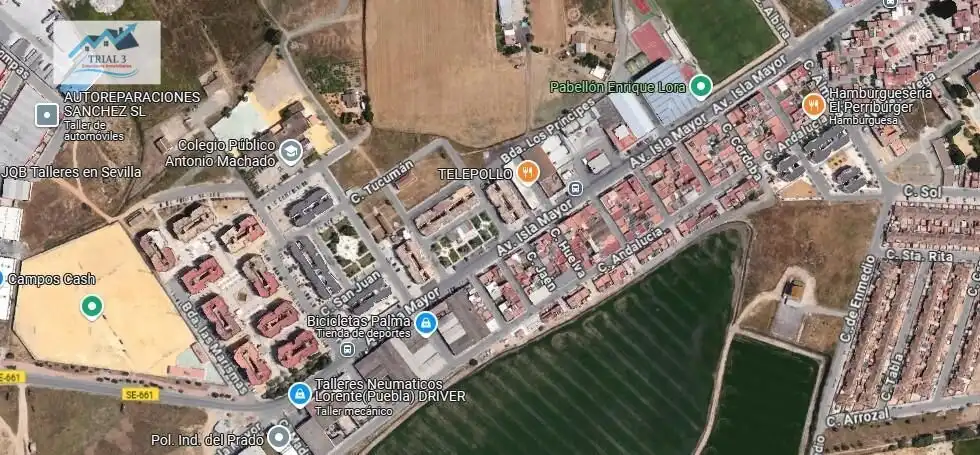 Vista exterior de Pis en venda en La Puebla del Río