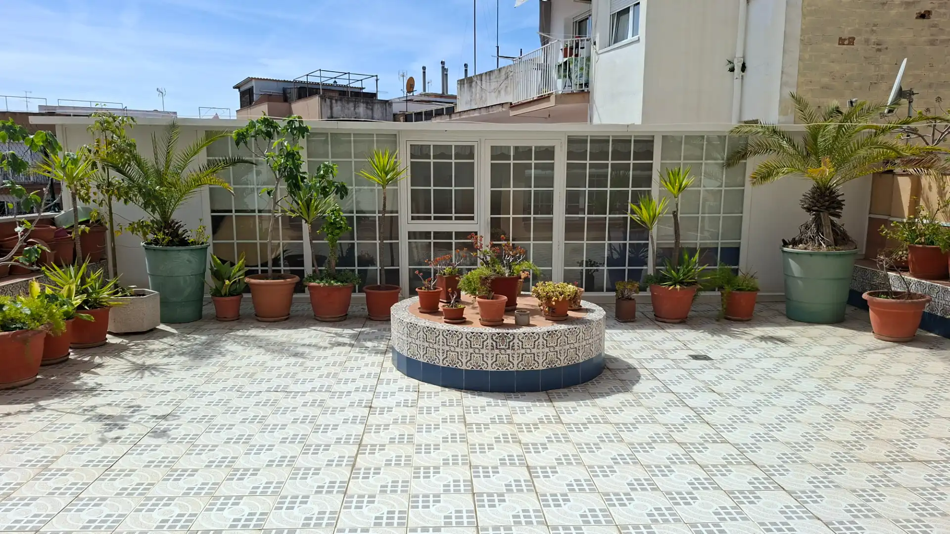 Terrace of Flat for sale in Cornellà de Llobregat  with Air Conditioner, Terrace and Furnished