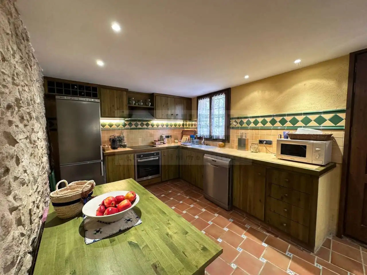 Kitchen of Country homes for rent in Cruïlles, Monells I Sant Sadurní de L'Heura  with Heating, Terrace and Furnished