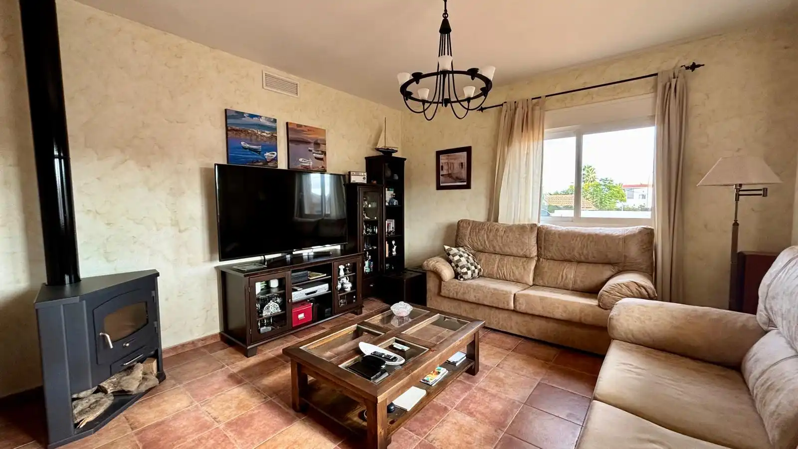 Sala de estar de Casa o chalet en venta en Cartagena con Calefacción, Jardín privado y Terraza