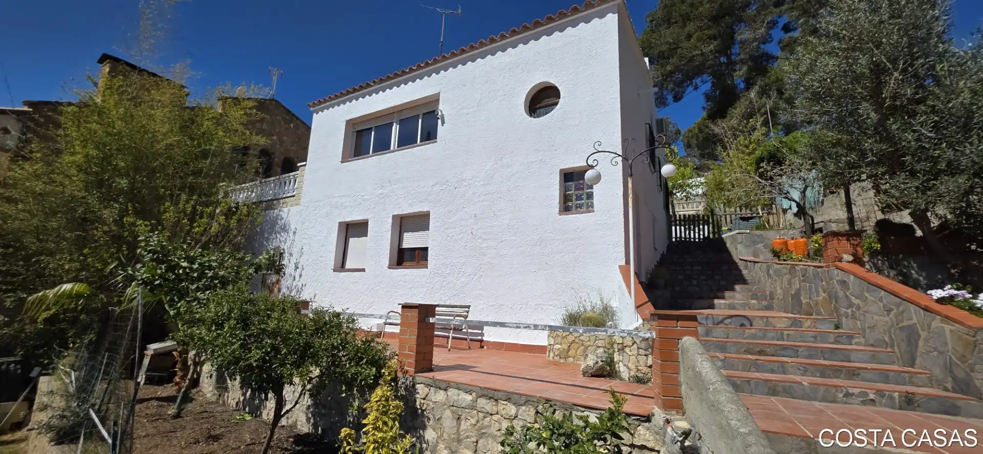 Vista exterior de Casa o chalet en venta en Olivella con Aire acondicionado, Jardín privado y Alarma