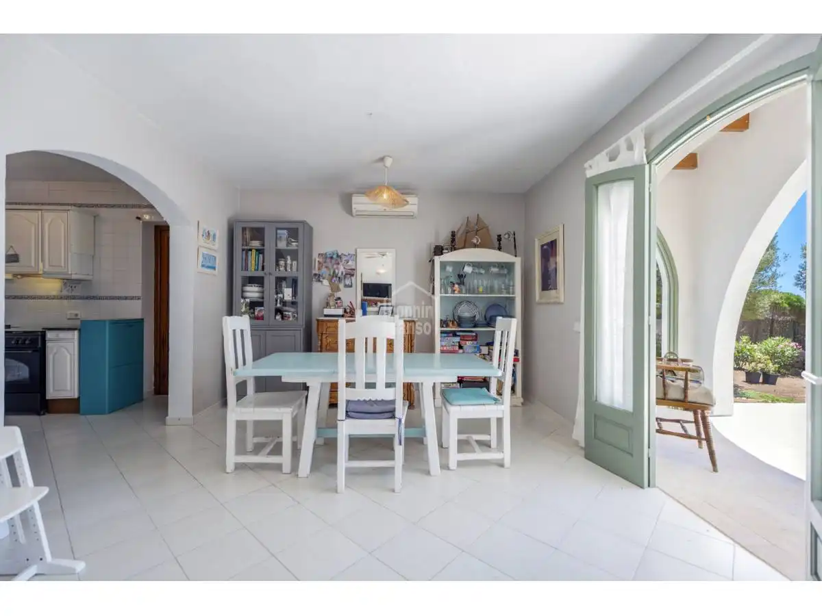 Comedor de Casa o chalet en venta en Sant Lluís con Jardín privado, Terraza y Piscina