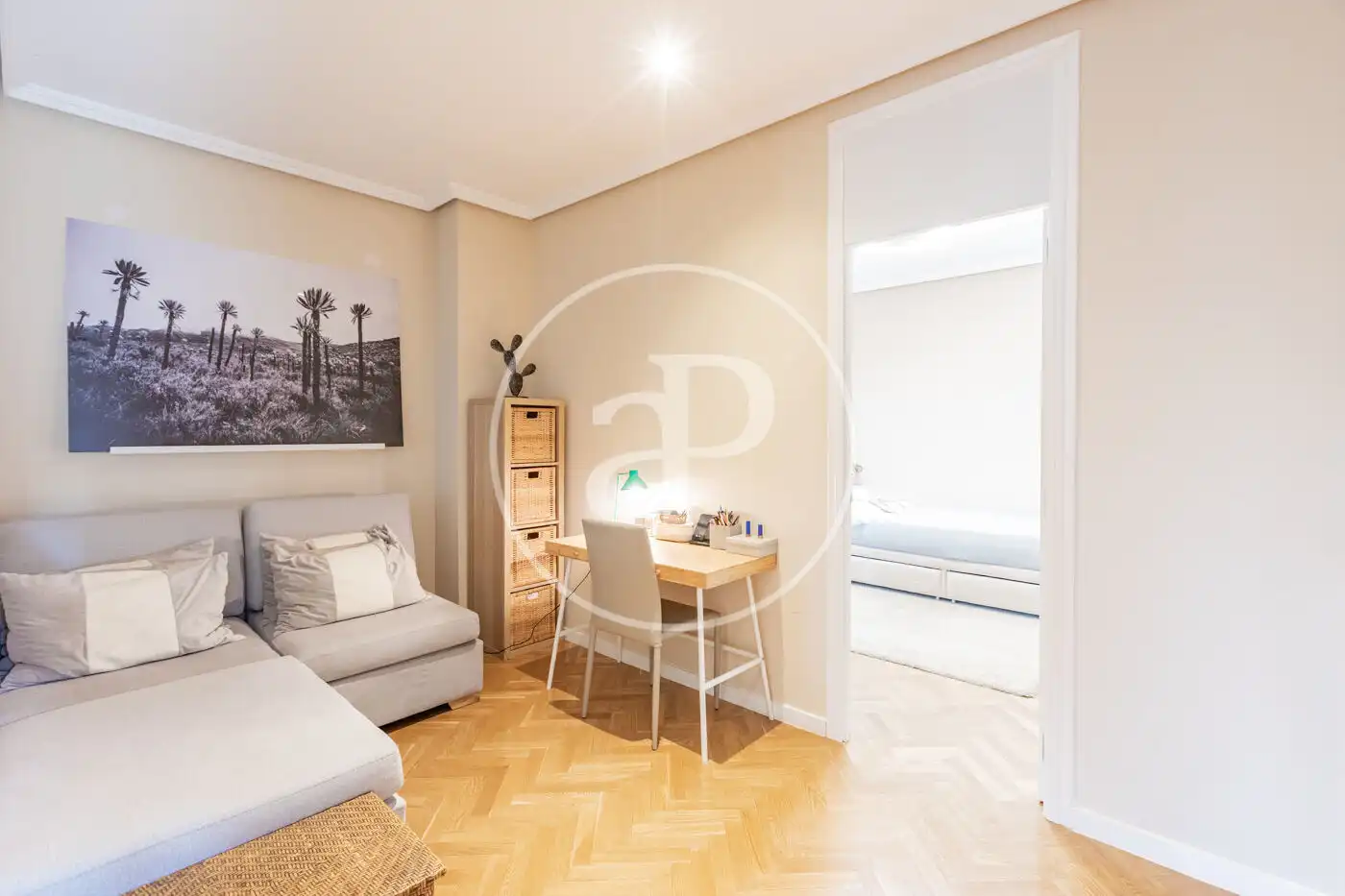 Sala de estar de Casa adosada en venta en Madrid con Aire acondicionado, Calefacción y Jardín privado